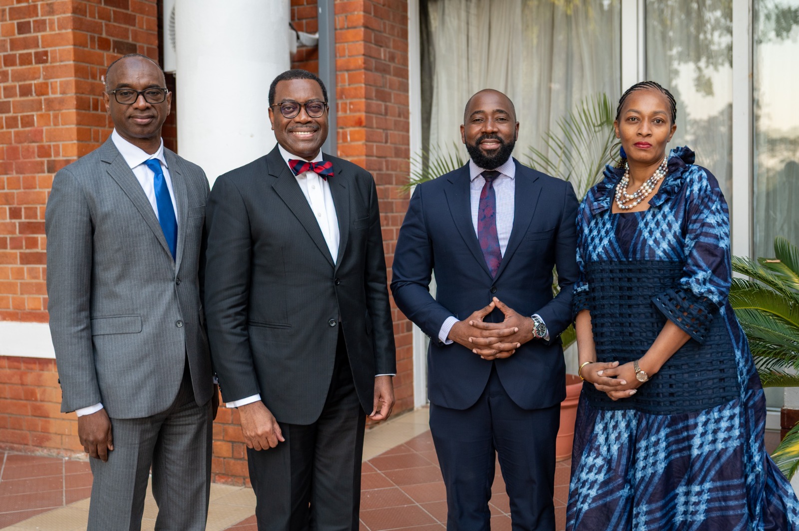 Phanice of Africa with AfDB leadership delegation